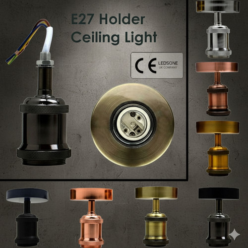 Industrial flush mount e27 - flush,