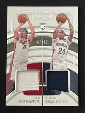 Jaime Jaquez Jr./Jordan Hawkins 2023-24 Immaculate Remarkable Rookie Jerseys /75