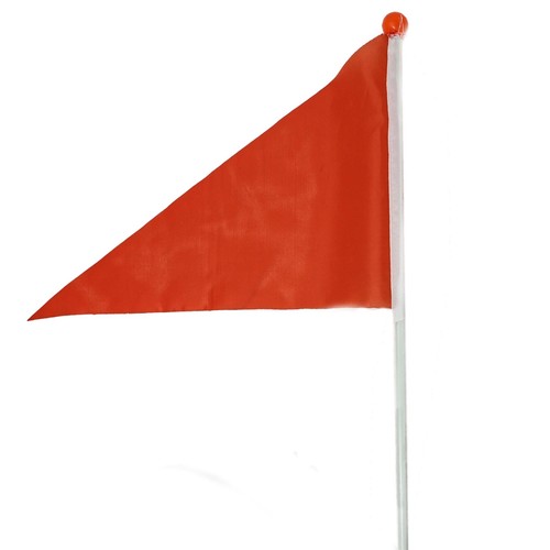 Orange safety flag for - flag, bike