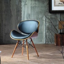 Dining Office Chair Retro Faux
