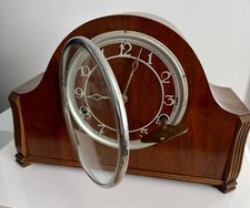 Vintage Art Deco Wooden Mantel