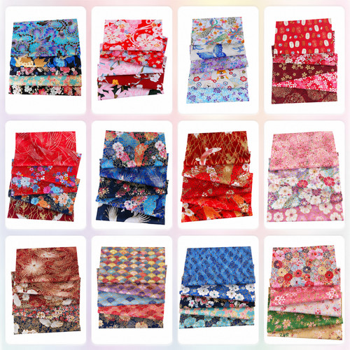 Craftsfabrics 5pcs japanese - 5pcs,