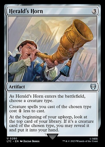 Mtg herald horn - horn, ltc