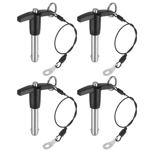 4pcs handle lock - t, 9.5mm