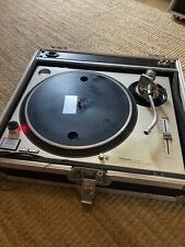 Technics 1200 mk2 Great Used Condition Flight Case Sure M44-7 Cartridge