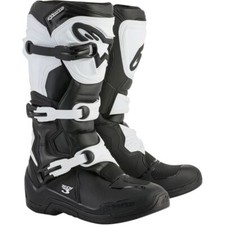 Alpinestars 2026 Tech 3 Motocross Boots Black White Enduro ATV MX Quad