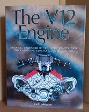 Signed Karl Ludvigsen The V12 Engine 2005 First Edition Book in Dust Wrapper