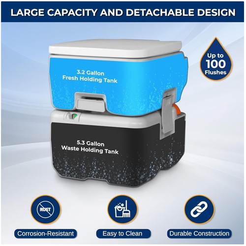 Portable camping toilet 5 2 - camping, 5.2