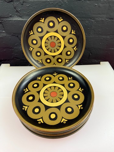 Denby arabesque dinner plates - denby,