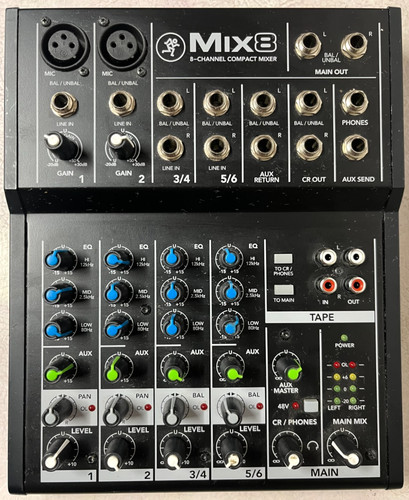 Mackie mix8 channel - mackie, 8-channel