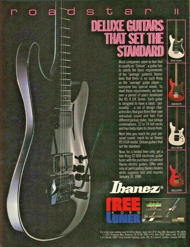 1985 ibanez roadstar - ibanez,