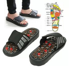 Reflexology Sandals Foot Massager Slippers Acupressure Home Massage Shoes UK