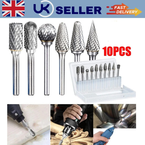 10x tungsten carbide burrs - tungsten,