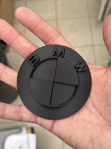 Bmw badge front - 3d, hood