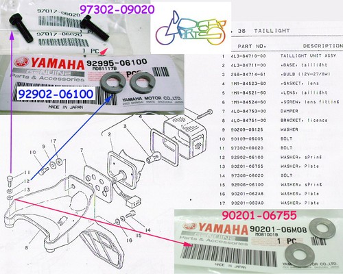 Yamaha rd125lc rz125 - rz125, rd125ypvs