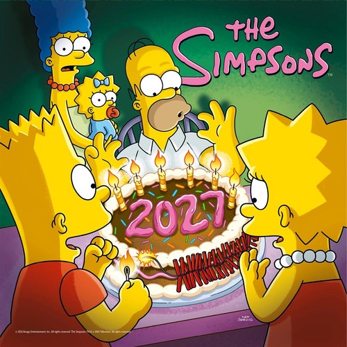 The simpsons calendar - simpsons, 2027