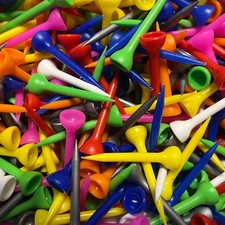 50mm   PLASTIC GOLF TEES -