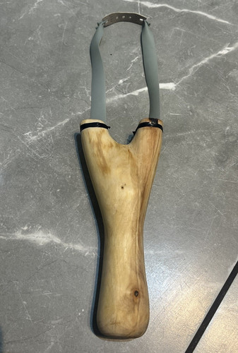 Hand carved wooden handle - hand,