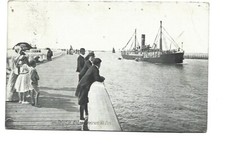 Belgium Ostend Boat Entering