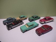 7 VINTAGE ALL ORIGINAL DINKY - CORGI CARS JOB LOT