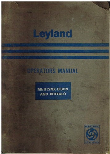 Leyland mk2 lynx bison buffalo - mk2,