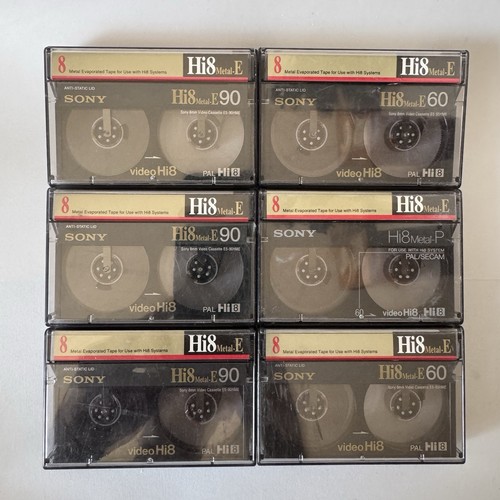 Sony hi8 metal 90 min - 6x, 60/90