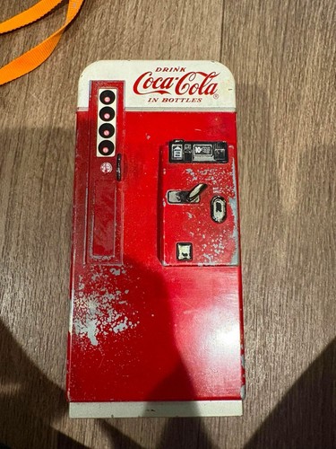 Coca cola vending machine - cola, coin
