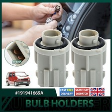 2x Side Lamp Light Bulb Holder Socket Replacement 191941669A for VW T4 1990-2003
