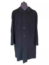 Schneiders Salzburg Regenschirm Loden Overcoat Charcoal Wool Austria Men's UK 48