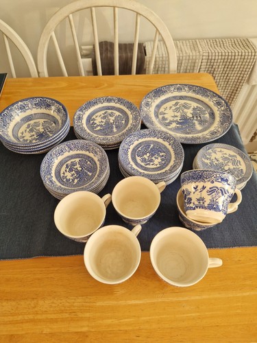Vintage blue willow - vintage,