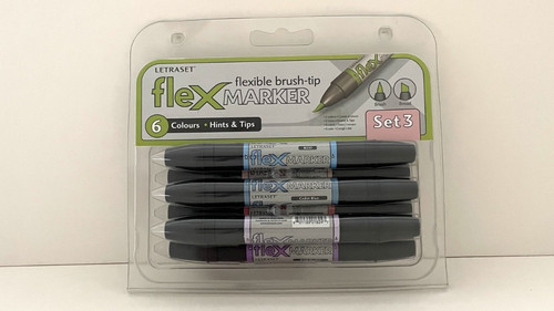 Letraset flexmarker pen - letraset, set