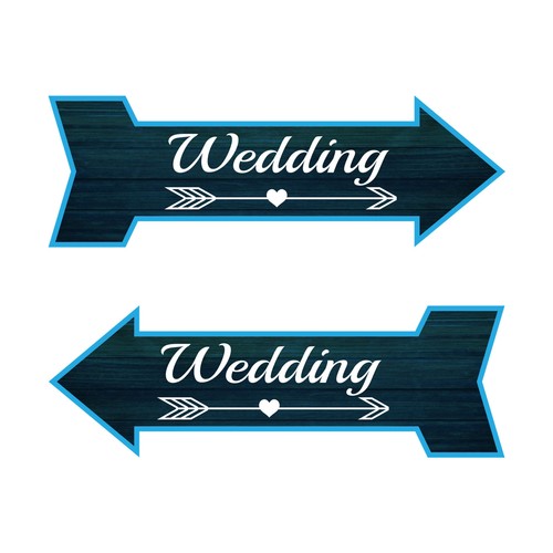 Arrow shape wedding 12x4 - arrow,