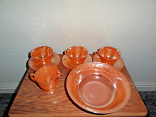 Retro 50`s Peach Fire King