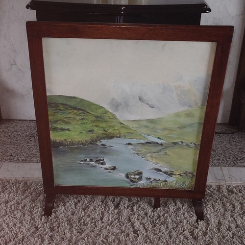 Vintage wooden fire - 2-in-1,