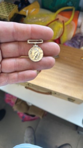 Vintage miniature silver merit - silver,