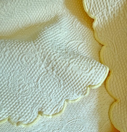 Frette pale yellow matelasse - yellow,