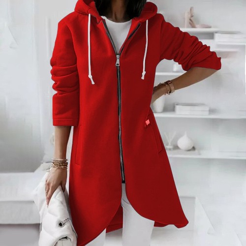 Women long hooded - long, hoodie