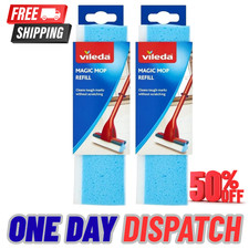 Vileda Magic Mop Refill Pack of 2 Mop Head Replacements Vileda Head