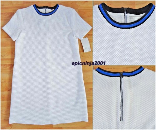 Zara white structured - white, dress