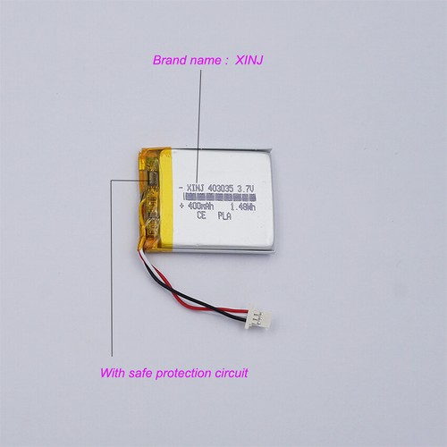 400mah 48wh li ion - 3.7v,
