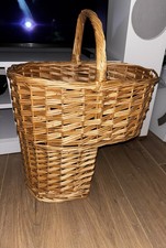 Single Wicker Stair Basket