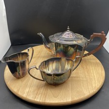 Silver Plated 3 Piece Tea Set