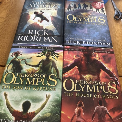 Percy jackson hardbacks - 4, 3