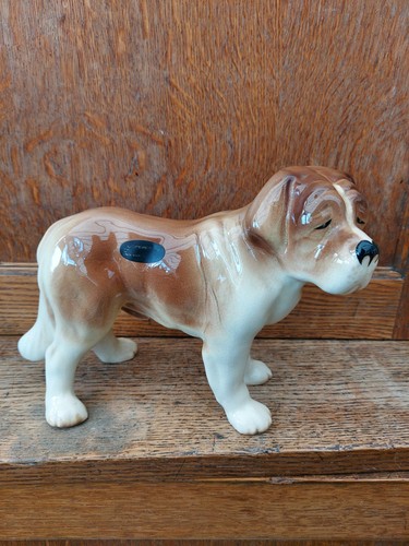 Vintage bernard dog ceramic - vintage,