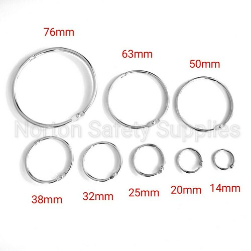 Hinged key rings split - split,