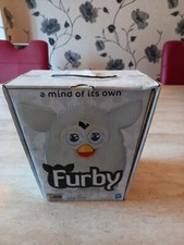 RARE!***BOXED HASBRO FURBY WHITE SNOWBALL YETI INTERACTIVE ELECTRONIC PET TOY***