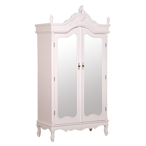 French antique white chateau - french,