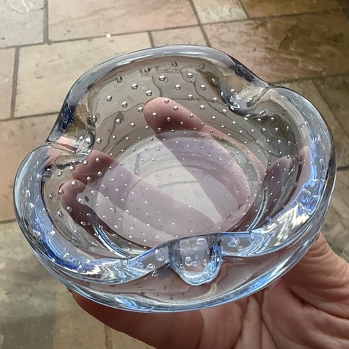 Vintage art glass - vintage, blue