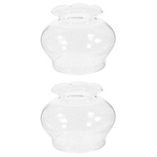 2 Pcs Oil Lamp Shade Chimney