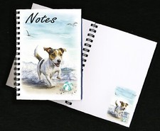 Jack Russell Terrier Dog Notebook/Notepad +small image on each page by Starprint